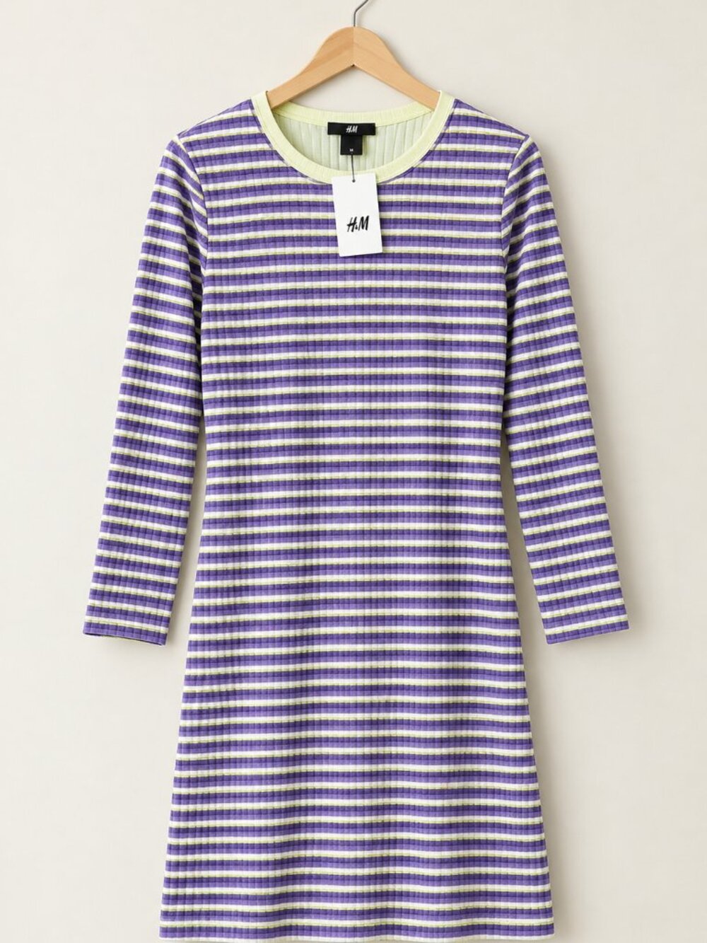 Girls’ H&M Striped Long-Sleeve Dress size 9